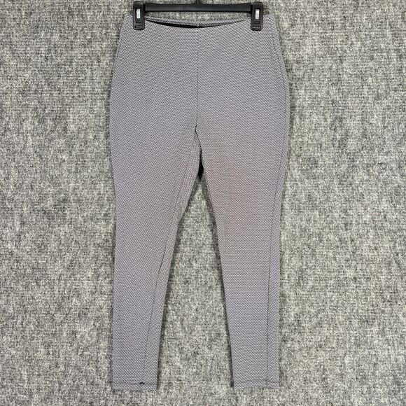 CHICOS PANTS WOMENS SMALL 4‎ 0 ANKLE STRETCH FITTED PULL-ON MINI-GEO LEGGINGS - Picture 1 of 14